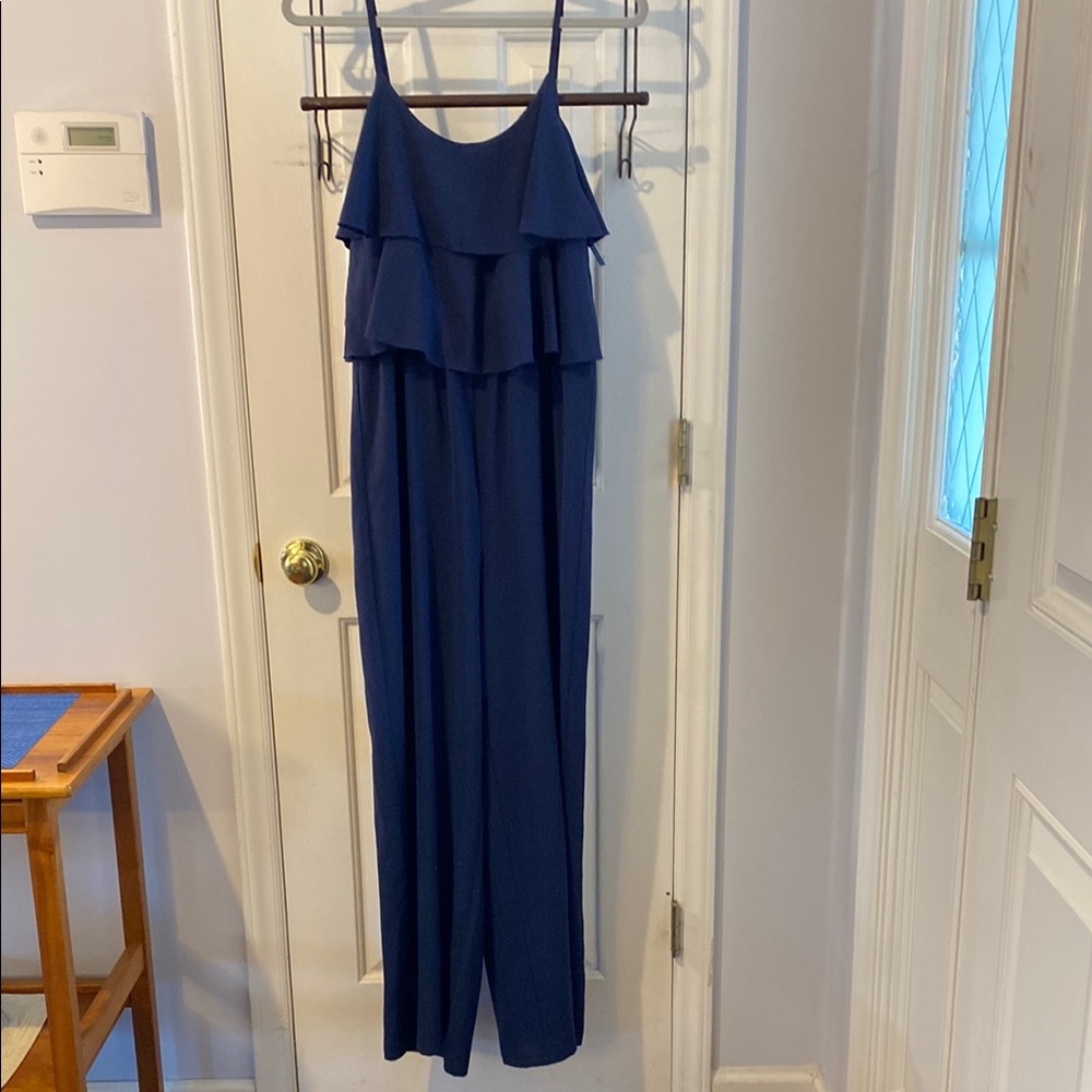 Elsie & Zoey Jumpsuit, navy blue, S/M, dressy